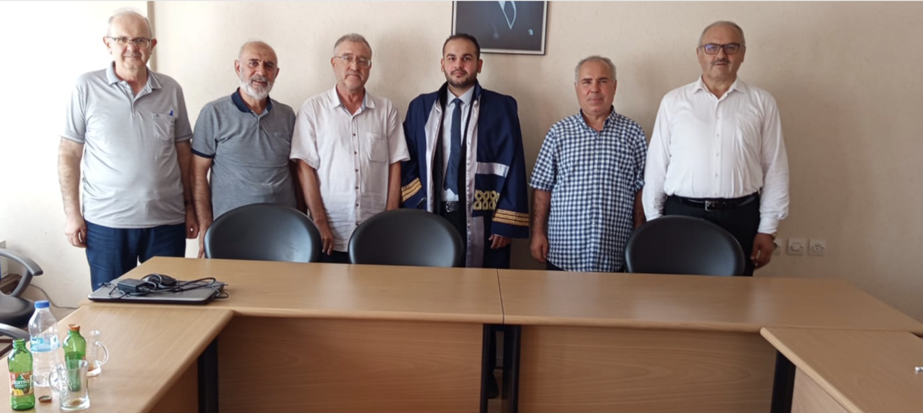 Tebrik: Öğr. Gör. Ali Kasım hocamız, doktor unvanını aldı